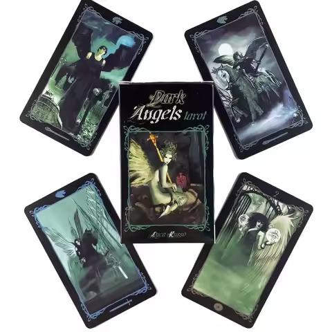 10.3*6cm Dark Angels Tarot Deck Leisure Party Board Game Fortune-telling Prophecy Oracle Cards
