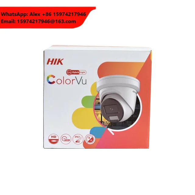 24/7 ColorVu 8MP IP Camera DS-2CD2387G3-LIS2UY/SL Built-in Mic Hik Active Deterrence 8MP IP Camera