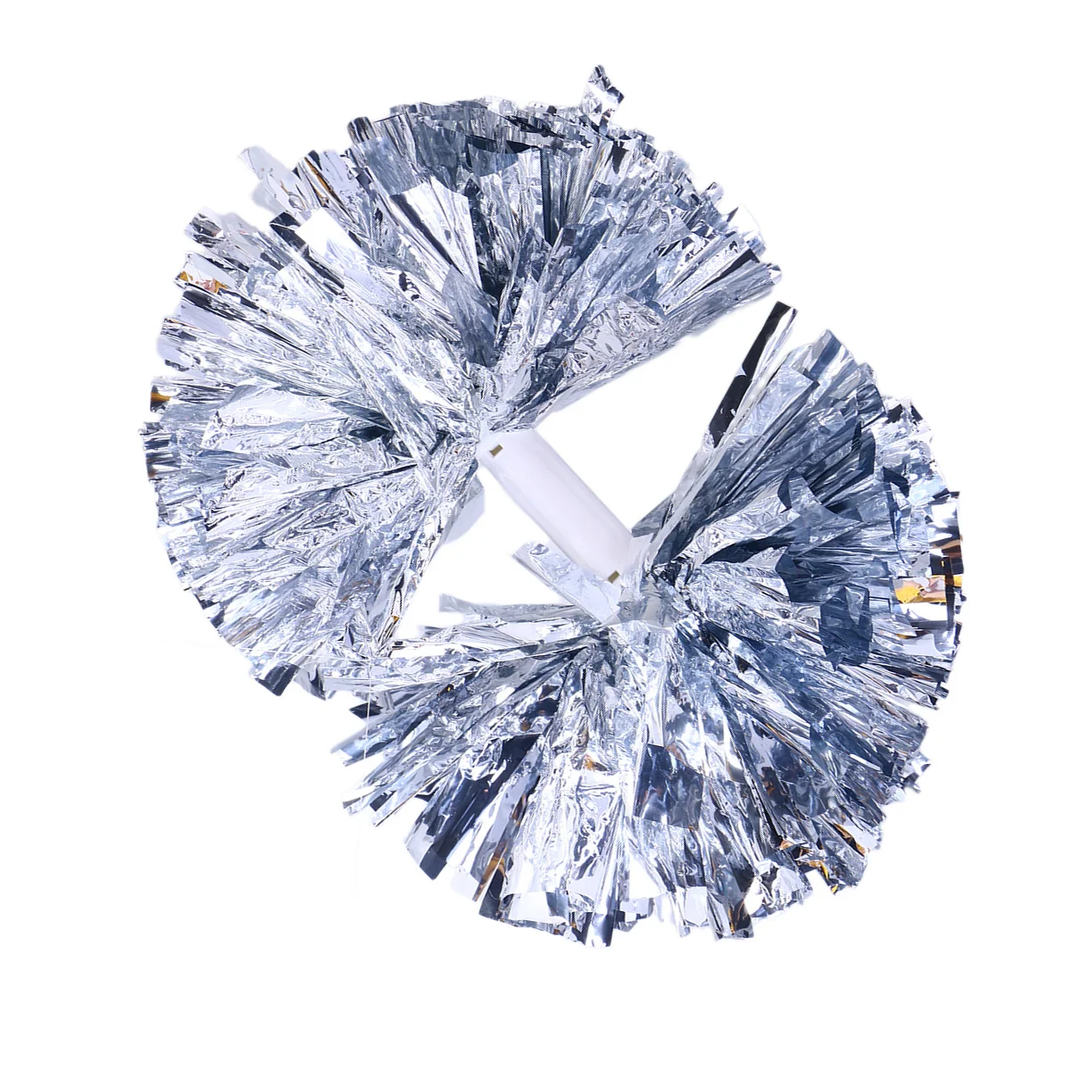 الكريات التشجيعية البلاستيكية الفضية لحفلات الرقص والمناسبات الرياضية وإكسسوارات روح الفريق وديكورات حامل الصمامات #5