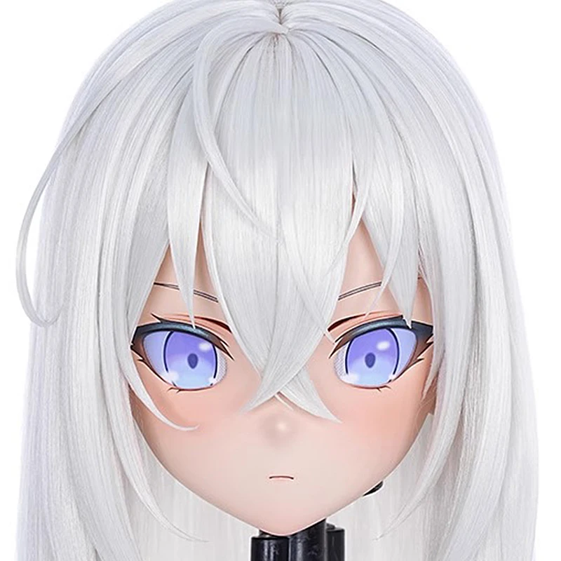 

(MEO280) Customize Handmade Full Head Lockable Crossdress Male to Female Japanese Cartoon Anime Game Character Kigurumi Mask