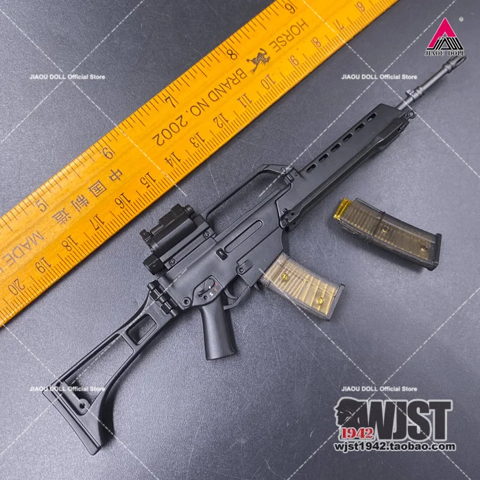 1/6 مقياس بندقية بلاستيكية نموذج الاسترليني SMG M870 G-3 بندقية MK5K حقيبة لويس AMG UZI الجندي اكسسوارات صالح 12 ''عمل الشكل #4