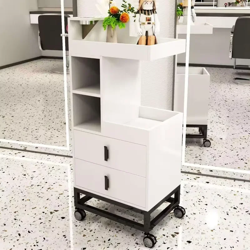 Hot Sale Factory Direct Hairdressing Cabinet Mobile Salon Storage Cabinet Hair Salon Cabinet Commercial Barber Shop Furniture