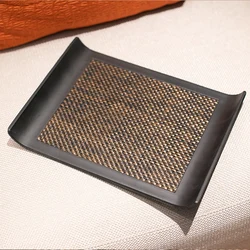 Ahunderjiaz-Nordic Style Rectangular Non-slip Tray, Luxury Water Cup Plate, Living Room Ins Tray, Home Decoration