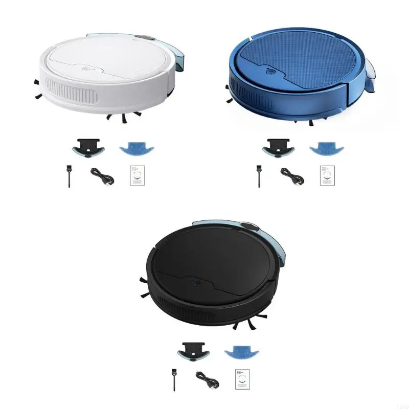 

3 in-1 Automatic Water Brush Mop Dust Sweeping Mopping Vacuum Cleaner Robot N58D