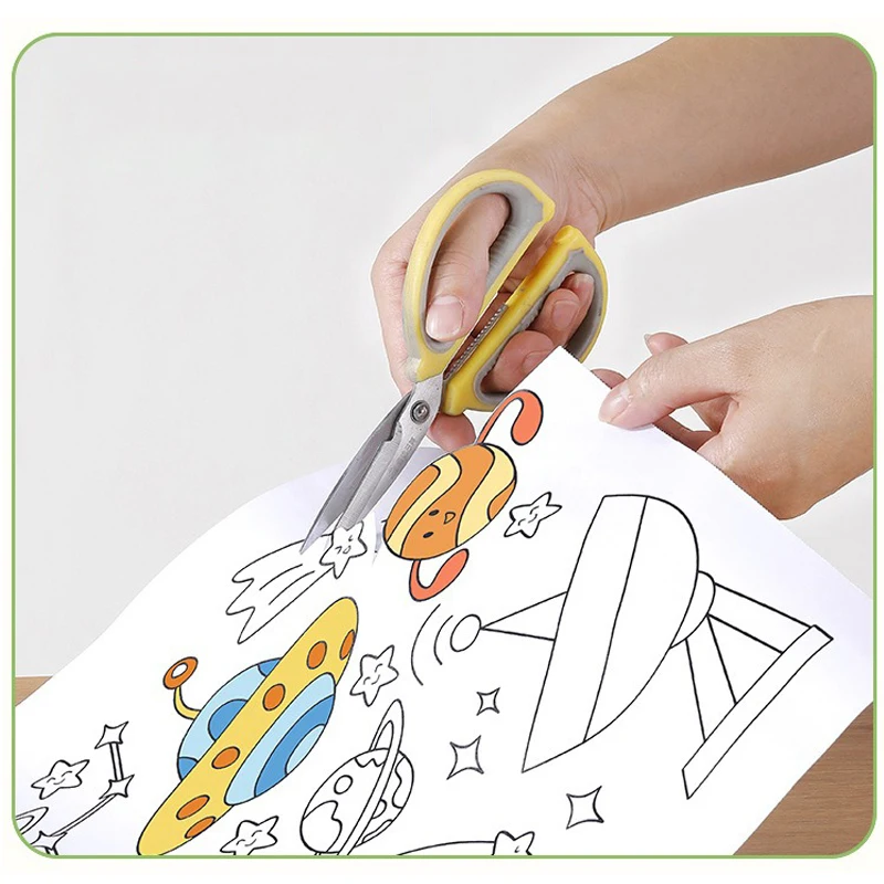 Coloring Paper Roll Graffiti Scroll Paper-cut Drawing Roll DIY Color Filling Paper for Kids Painting Paper 3 Meters