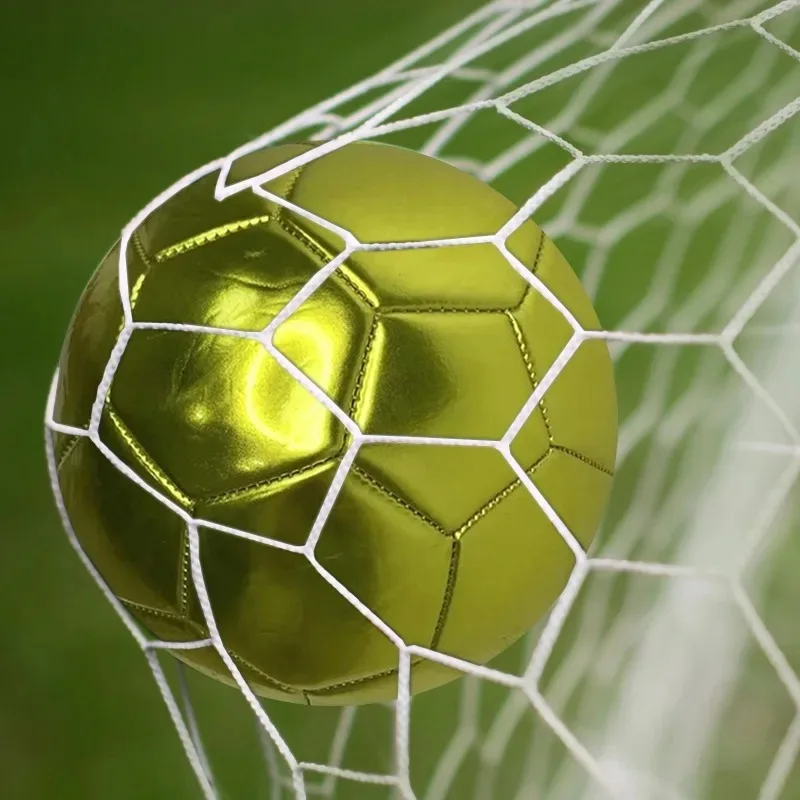 Gouden zilveren voetbalvoetballen Officiële maat 5 PVC voetbalteamtraining Footy Ball Outdoor Match Game Voetbaltraining..