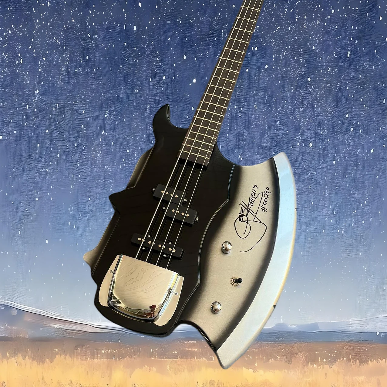 2026 new sale New Axe-Shaped Guitar Floyd Rose Tremolo High Output Humbuckers Premium Finish Pro Metal & Rock Stage