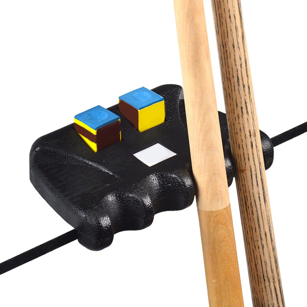 Game Room Accessories 90*27*72-149mm Pool Cue Holder Heavy Base Billiard Accessory Rubber Designed For Extended Use