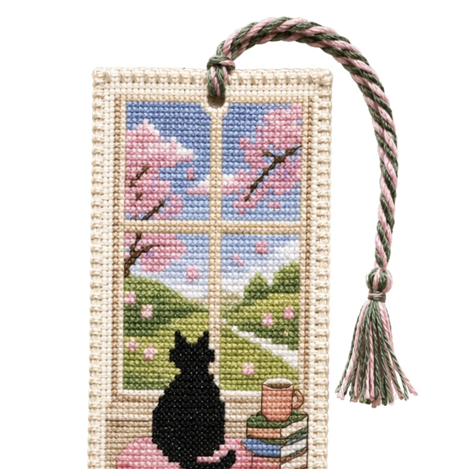 Seizoensgebonden Kat DIY Geste - Cross Stitch Stamped Kits Beginners recensie en prijs