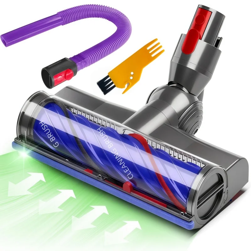 [Upgraded] V8 V11 V15 V10 V7 Head Replacement Compatible with Dyson, LED Light Vacuum Cleaner Parts, Anti-Tangle Head Replacemen