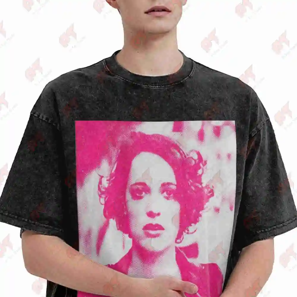 Fleabag Phoebe Waller Bridge Vintage Washed Tee Pure Cotton T-Shirt