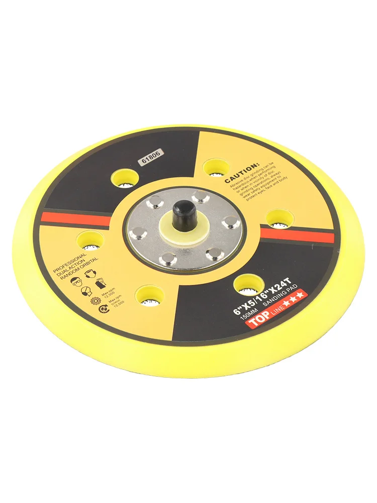 6 Inch 150mm Polishing Wheel Sanding Pad Sander Backing Pad Hook And Loop Backing Pad Plate Grinder Power Tools Accessories