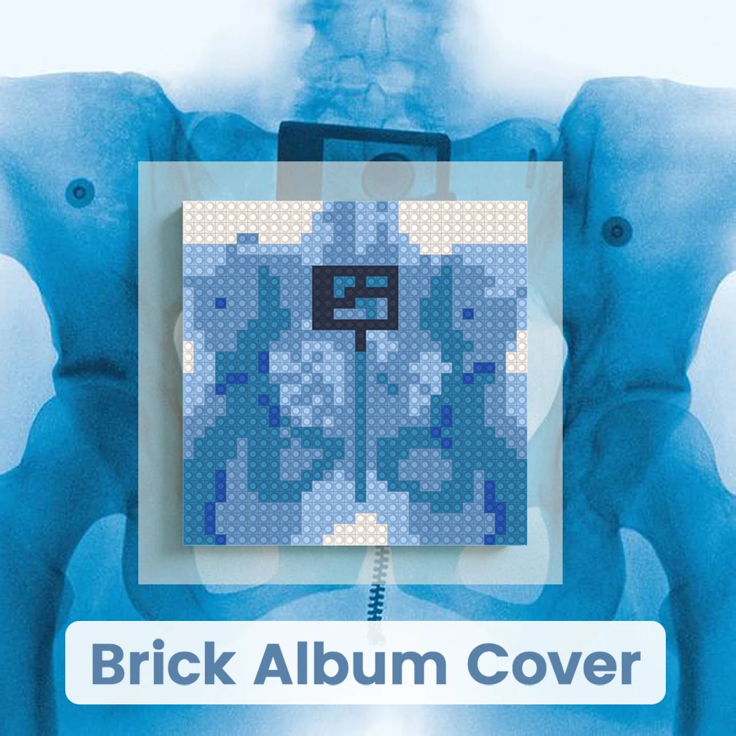 

Singer L-Lorde Virgin Poster Sticky Wall Art Printing Home Living Bed Room Decor Building Blocks Mosaic Pixel Art Brick Painting
