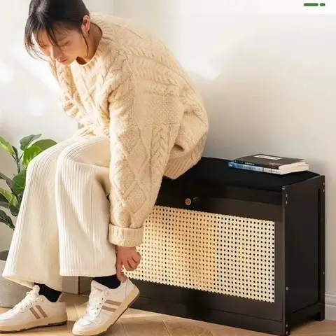 초박형 신발 캐비닛 팁 버킷, 가정용 문짝 신발거치대, 대용량 신발 교체 스툴, 간단한 공간 절약