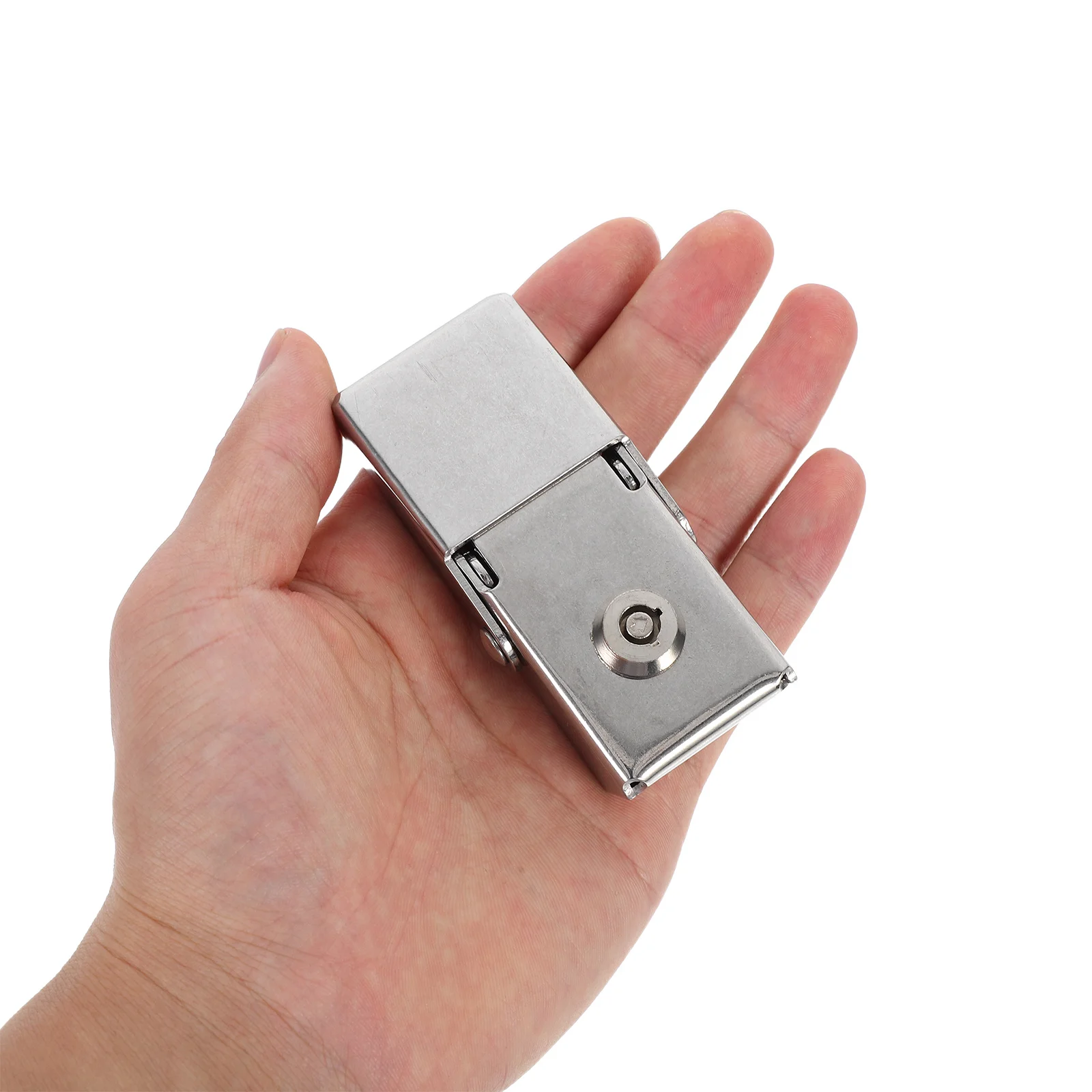 

1Set Motorcycle Side Box Lock Stainless Steel Rear Cargo Mounting Replacement Easy Install Toolbox Lock Key Set