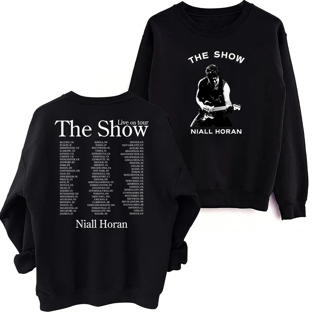 

Niall Horan The Show Tour Dates Guitar Sweatshirt Harajuku Round Neck Long Sleeve Oversize Hoodie