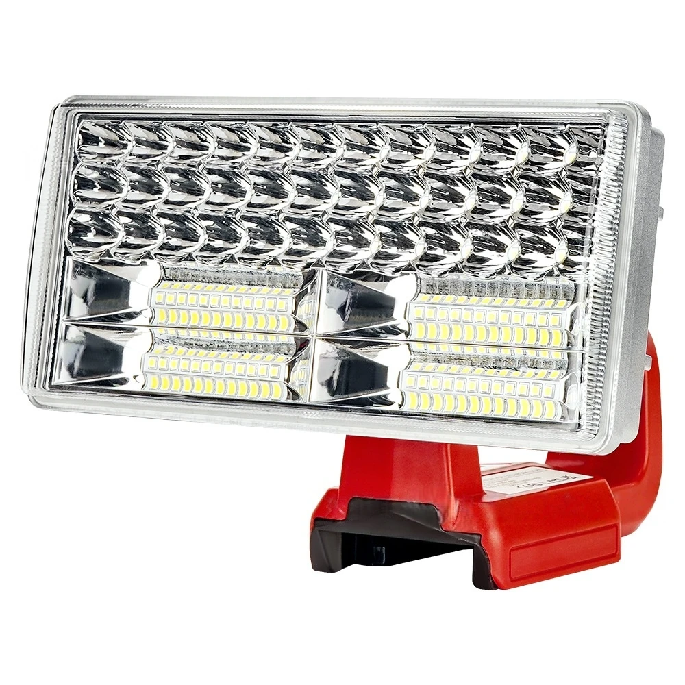 9-inch Outdoor Camping Light 4200LM Spotlight for Makita/DeWalt/Milwaukee/Bosch/Black&Decker/Craftsman 18-20V Battery Work Light