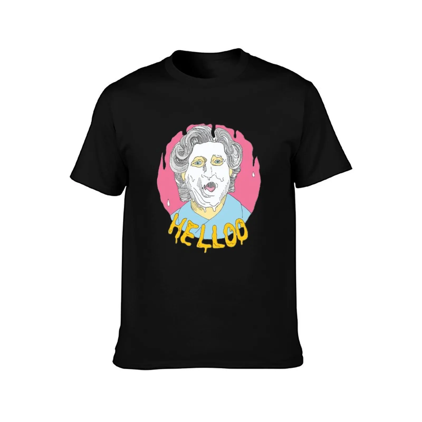 Mrs Doubtfire Hello, robbie williams, gifts for her, gifts for him T-Shirt Basic Solid Color Short Sleeve Cotton Top T-Shirt