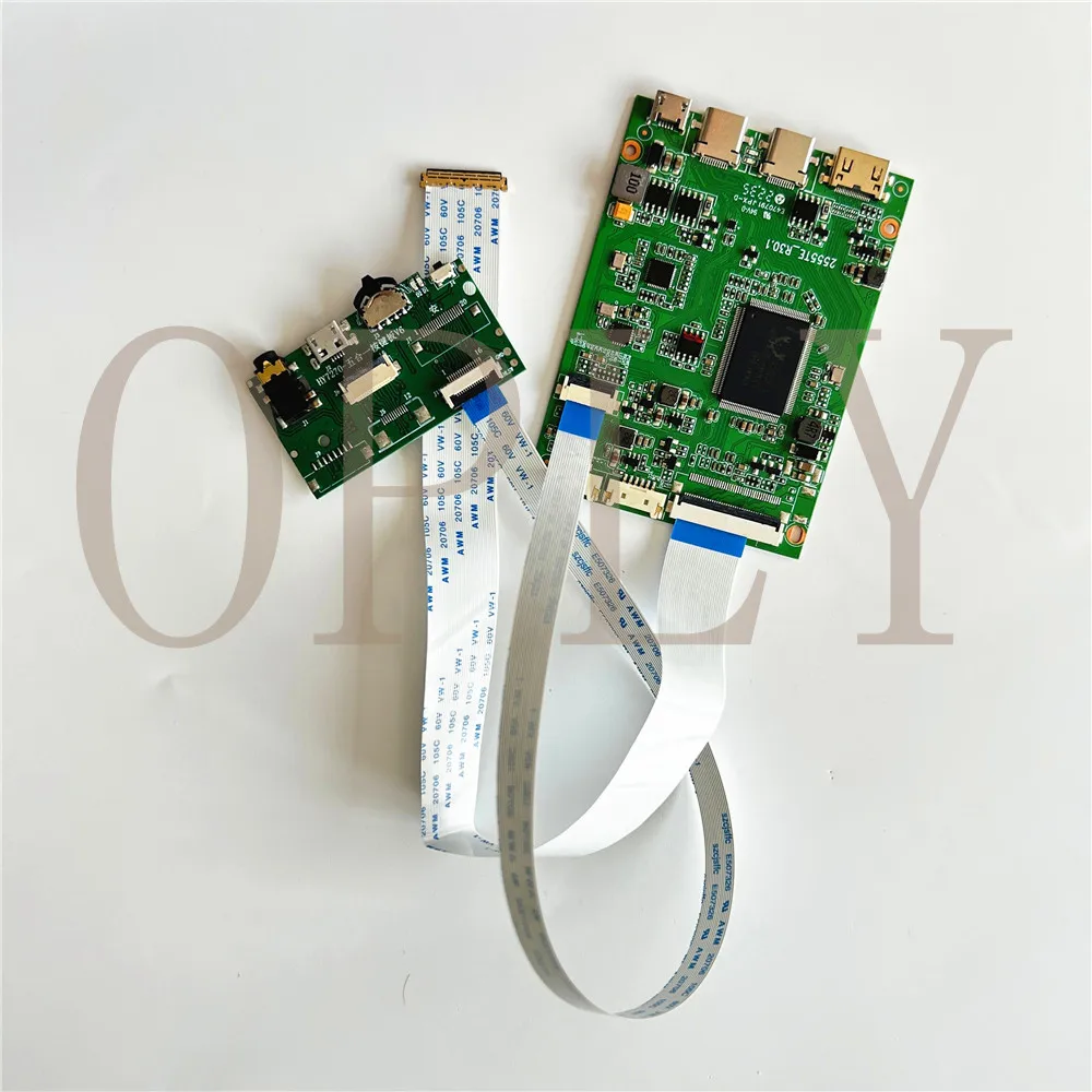 EDP Controllor board Mini HDMI-compatible for N173HCE N173HCE-E31 N173HCE-G32  17.3“ 1920x1080 LED 2 TYPE C panel screen kit DI