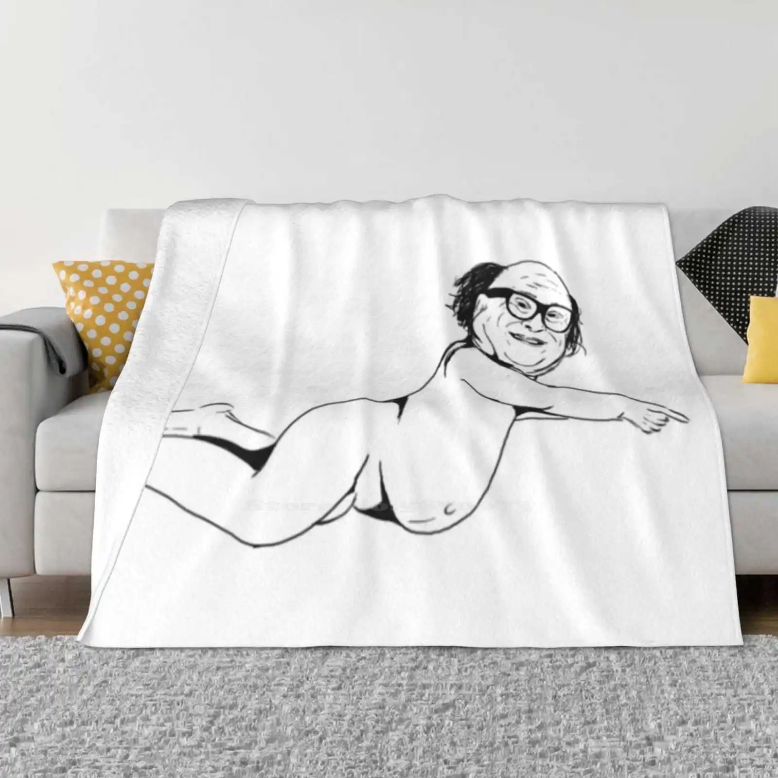 Danny Devito New Arrival Fashion Leisure Warm Flannel Blanket Danny Devito Cherub Always Sunny In Philadelphia