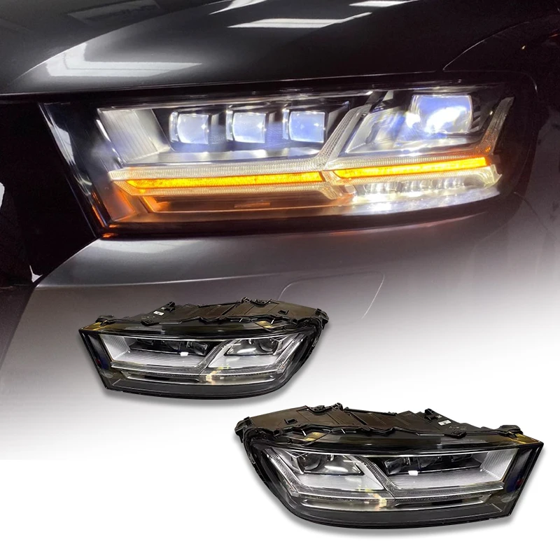

Head Lamp for AUDI Q7 LED Headlight 2016-2019 Headlights Q7 DRL Turn Signal High Beam Angel Eye Projector Lens