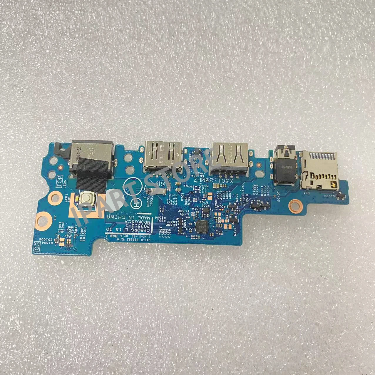 

203513-1 для DELL Latitude 3520 E3520 Power Botton USB Audio Ethernet IO Board CN-0MCCDH 0MCCDH 100% протестирован