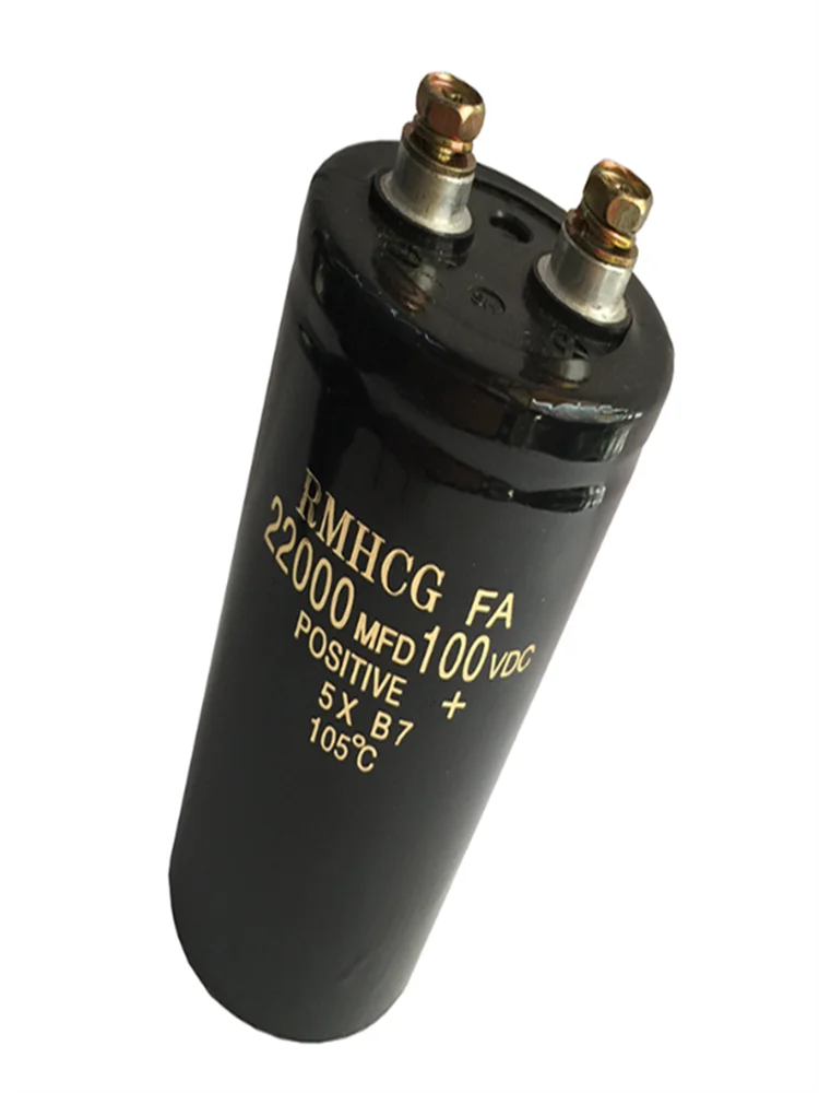 Imagem -04 - Original Hitachi Parafuso Capacitor Eletrolítico 100v 22000uf 65x105 Inversor Novo 100v 22000uf