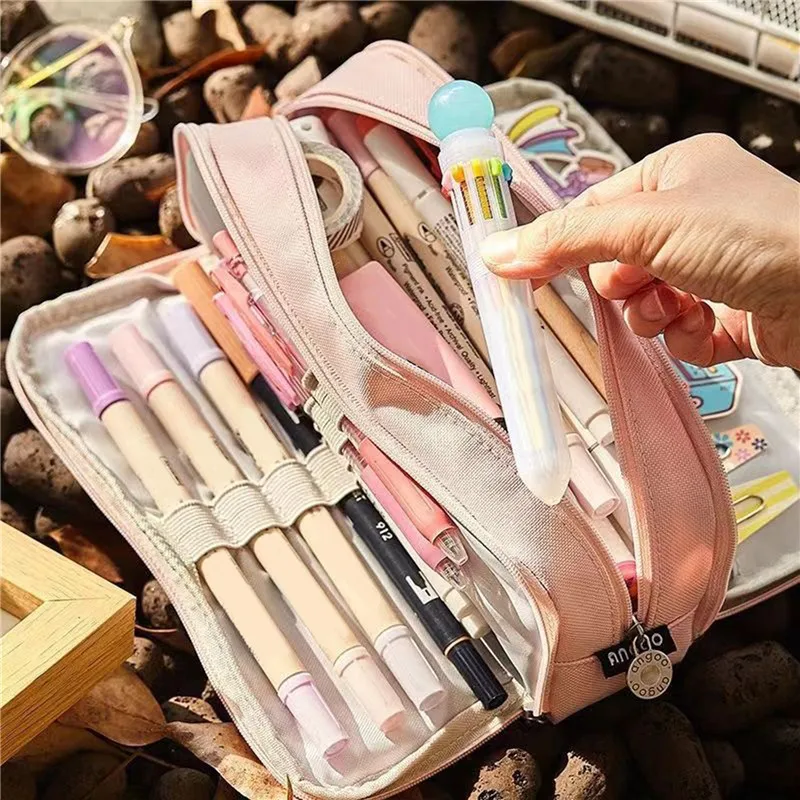 Portable Knitting Needles Case Bags Crochet Hooks Storage Bag Sewing Needle Thread Ruler Pencil  Storage Case Sewing Tool Bags