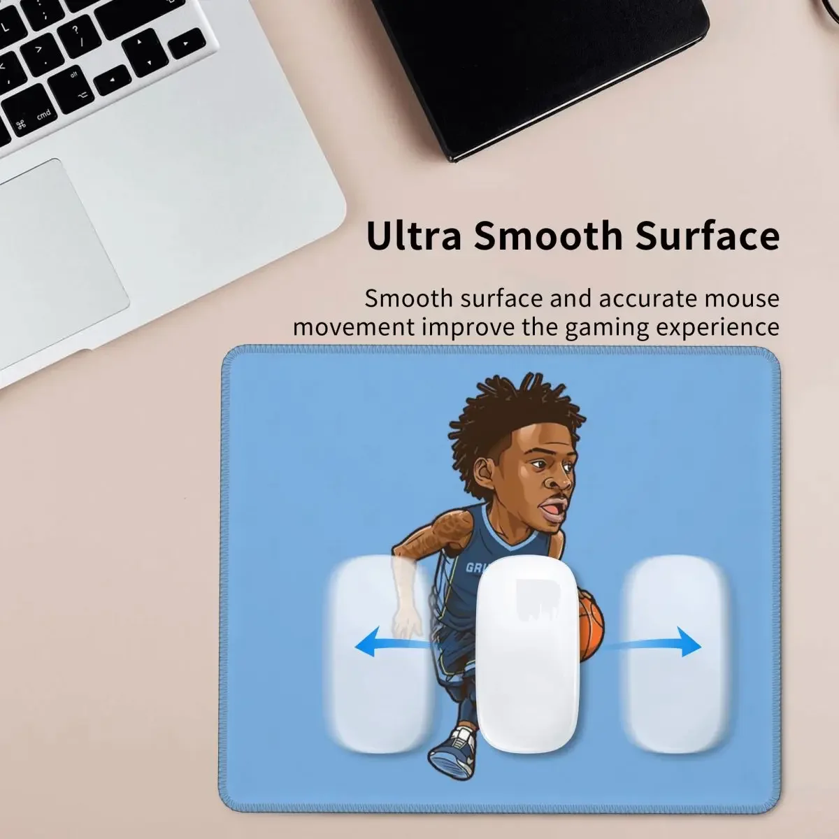 

Ja Morant 12 Draw Chibi Mouse Pad Computer Keyboard Mouse Mat Gamer Laptop Desk Mat Office Accessories Table Mats