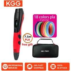 High Quality 3D Pen 3D Printing Pen,ABS And PLA Filament 1.75mm. USB Output, Low Voltage Security, With Beautiful Case