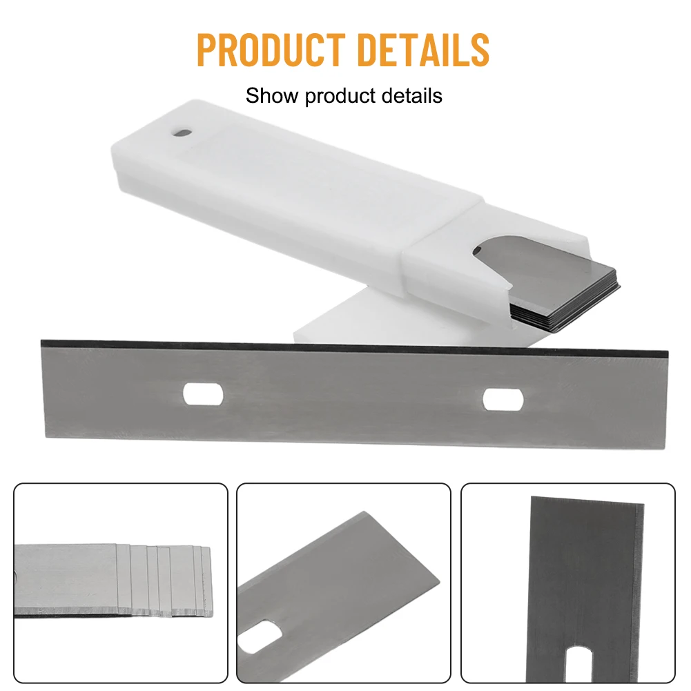 Raspador de suelo de azulejos, cortador de pala de limpieza portátil para suelo de vidrio, raspador de azulejos, repuesto de raspador limpio multiusos