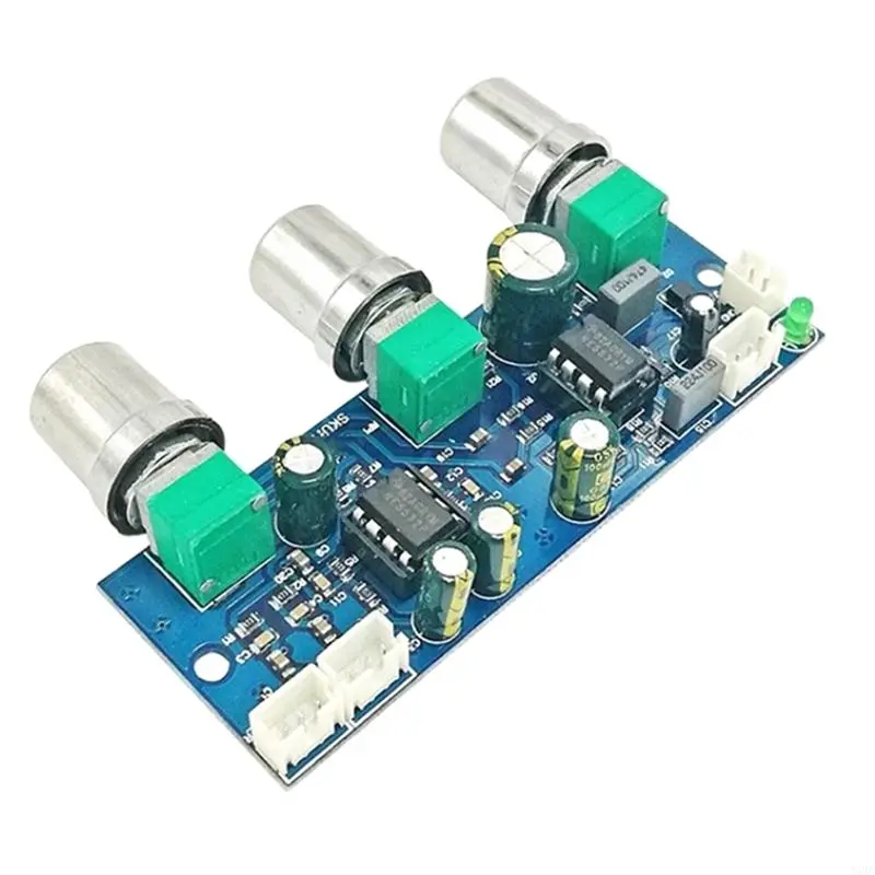 A13E-NE5532 2.1 Channel Hifi Audio Preamp Board Low Pass Filter Module For Subwoofer Systems 45BD, Crossover, Bass Boost