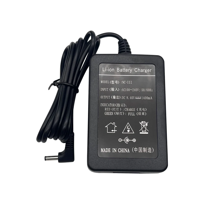 Caricabatterie NC-III per stazione totale sud Batteria LI-30 Batteria NTS-332R4/342R10M Uscita CA 100-240 V 1400 mA