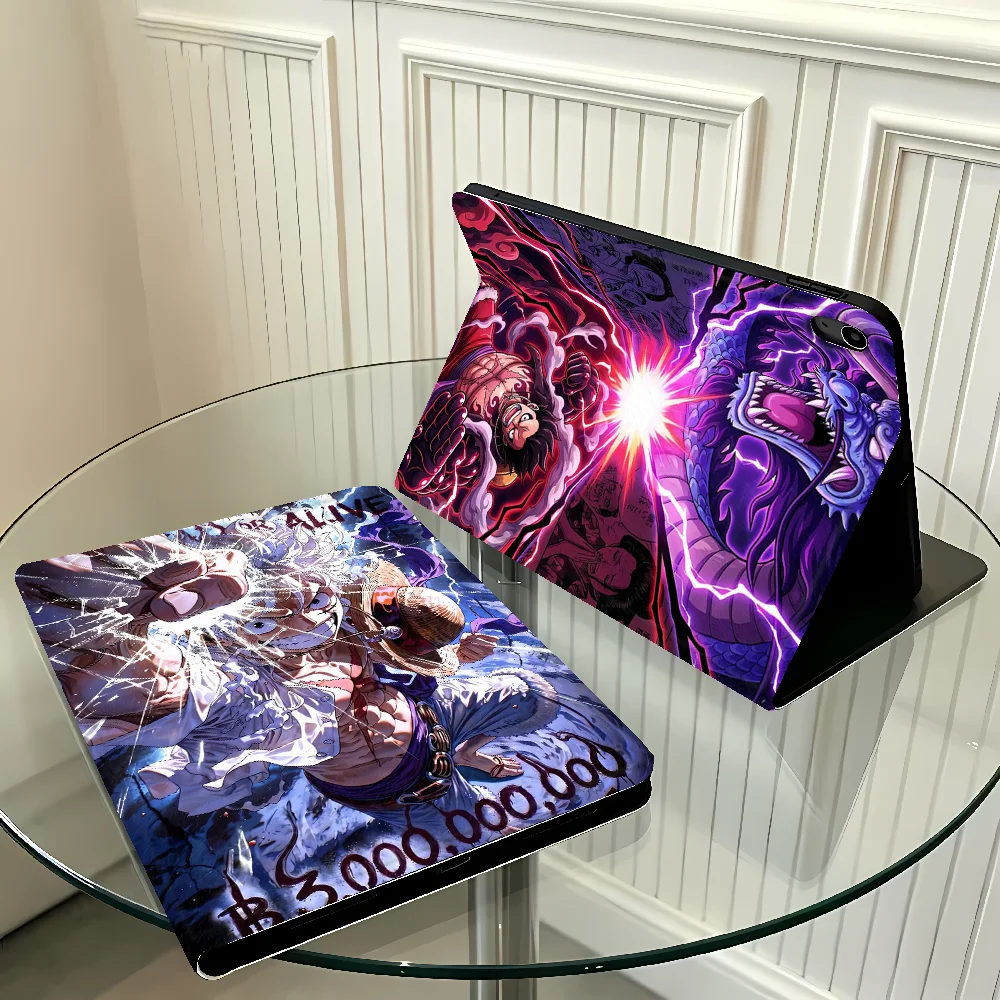 Case for Apple iPad Pro11 13 10th 7/8/9th Air 11 13 M4 M3 M2 A16 2026 with Pencil Slot Air 4/5/6th Ones P-Pieces L-Luffy Cool