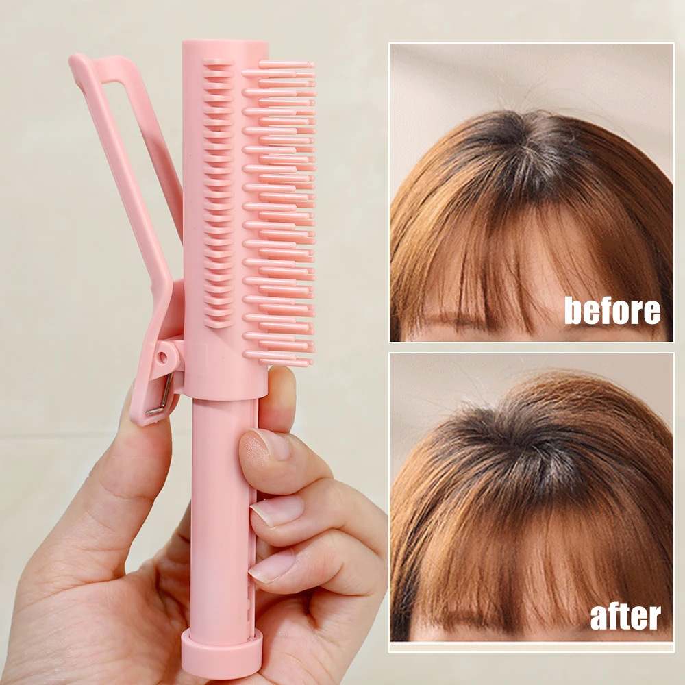 Adjustable Curling Comb Professional Purple Pink White Styling Combs Air Volume Hair Fluffy Styling Curler Make Up Brush Tools