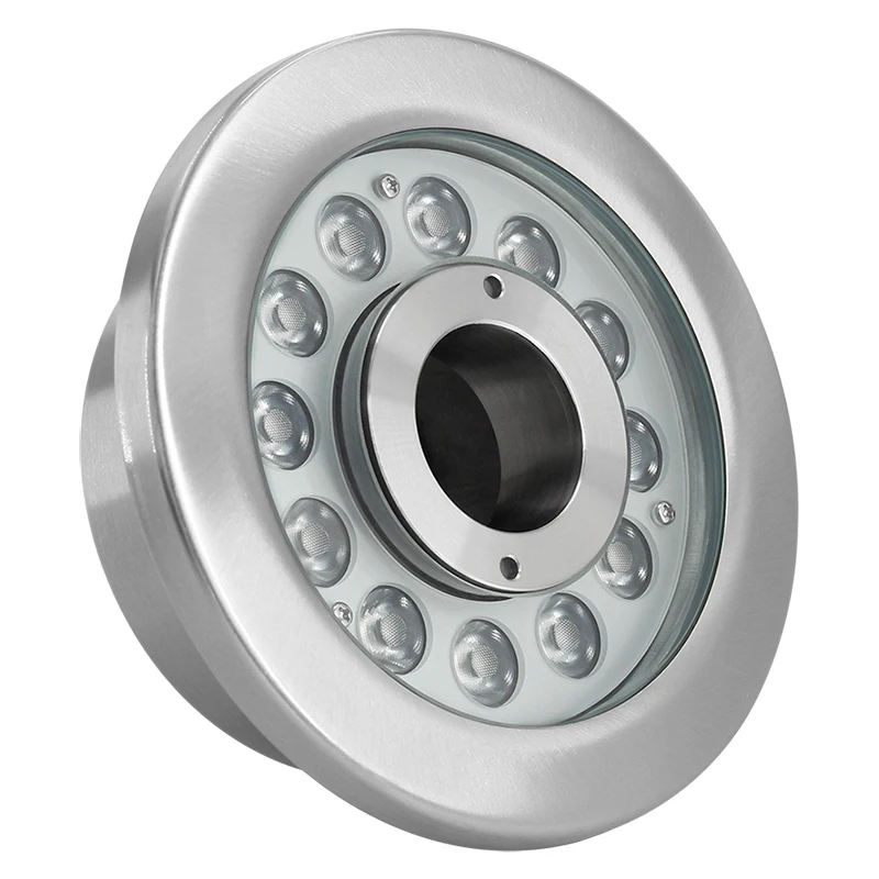 IP68 waterproof LED pool light, RGB LED colored underwater lighting, pond stainless steel underwater fountain ligh