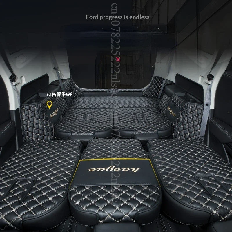 for Geely Okavango L 2024 Custom Car Trunk Mats Haoyue L Cargo Liner Accessories Auto Goods Interior PU Leather Details