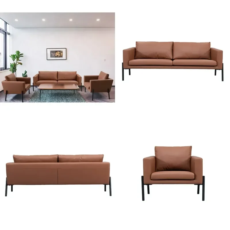 High Quality Leather Sofa Set for Foshan Professional Design Fashion Sofa for Living Room and Office