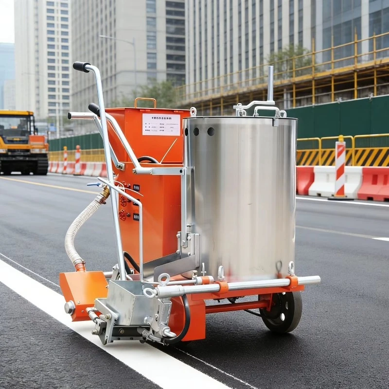 Customizable-size Thermoplastic Road Marking Machine for Road Marking Applications.