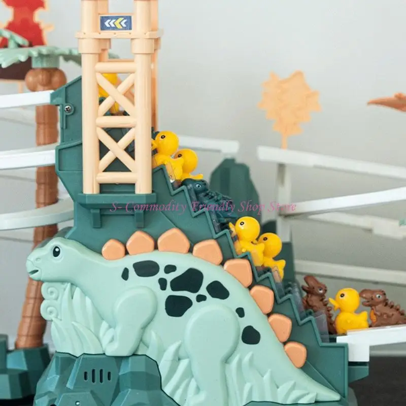 85ae ديناصور الآلية التفاعلية المسار تسلق العائق الانزلاق تحدي اللعبة التعليمية