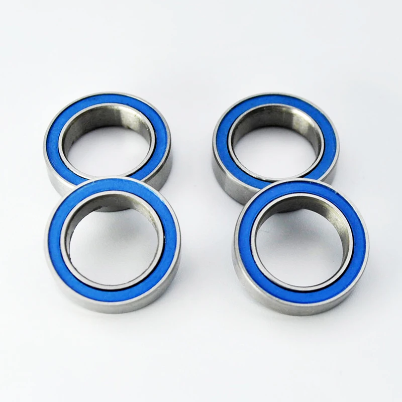 10pcs 6700  2RS 6700RS Blue Rubber sealed Bearing High quality 10x15X4 mm Inner Bore 10mm RC Car Miniature Ball Bearings