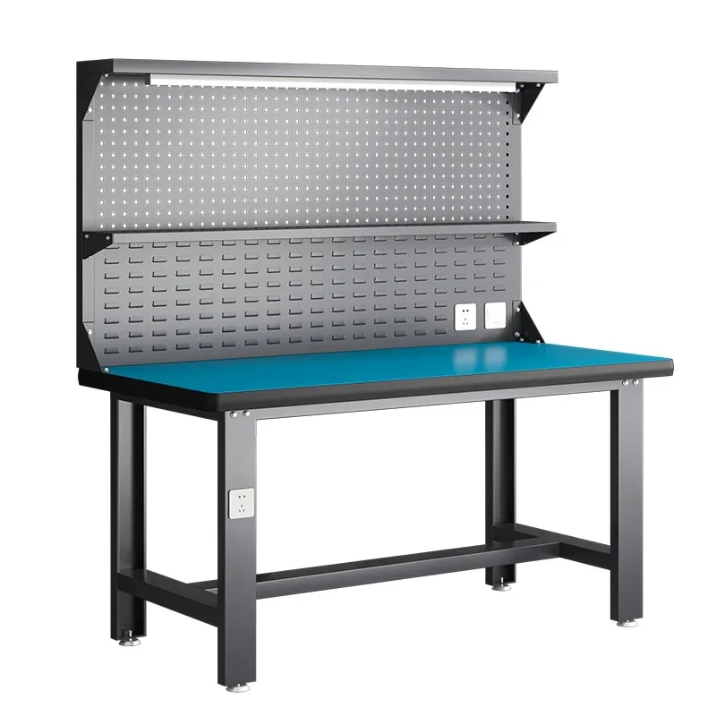 مكافحة ساكنة منضدة الفولاذ المقاوم للصدأ صيانة الجدول خط التجميع ورشة عمل طاولة فحص العمل #2