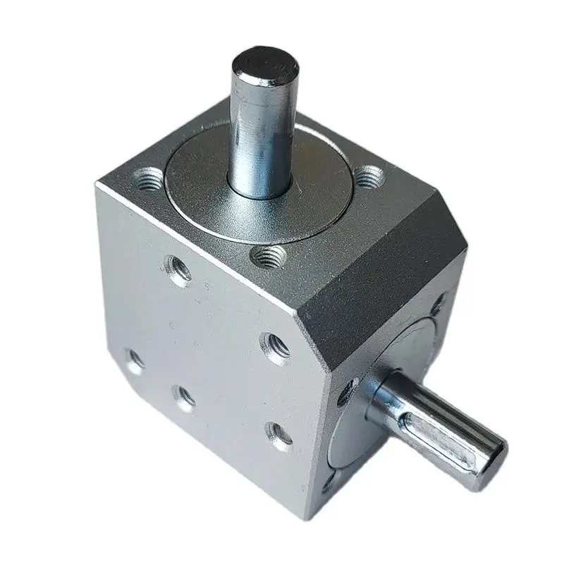 Right angle conical bevel gearbox right angle commutator device speed ratio 1:1 double 8MM shaft