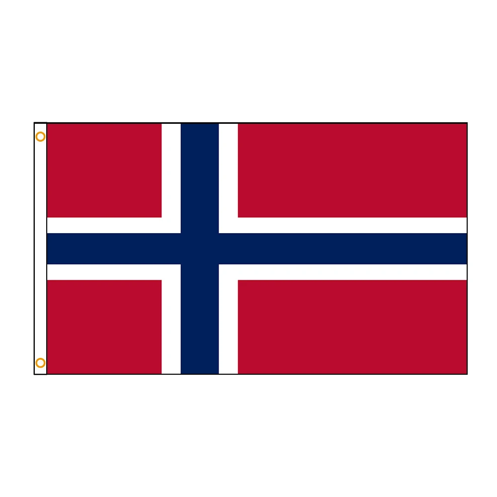 3X5Fts 90X150cm Kongeriket Noreg Norge Norway Flag For Decoration