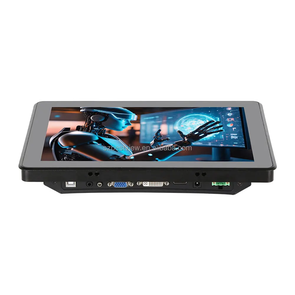 ZXY Bestview Square Lcd Monitor 10.4/12.1/15//17/19Inch Capacitive Linux Embedded/Open Frame Fanless Industrial Touch Screen Mon