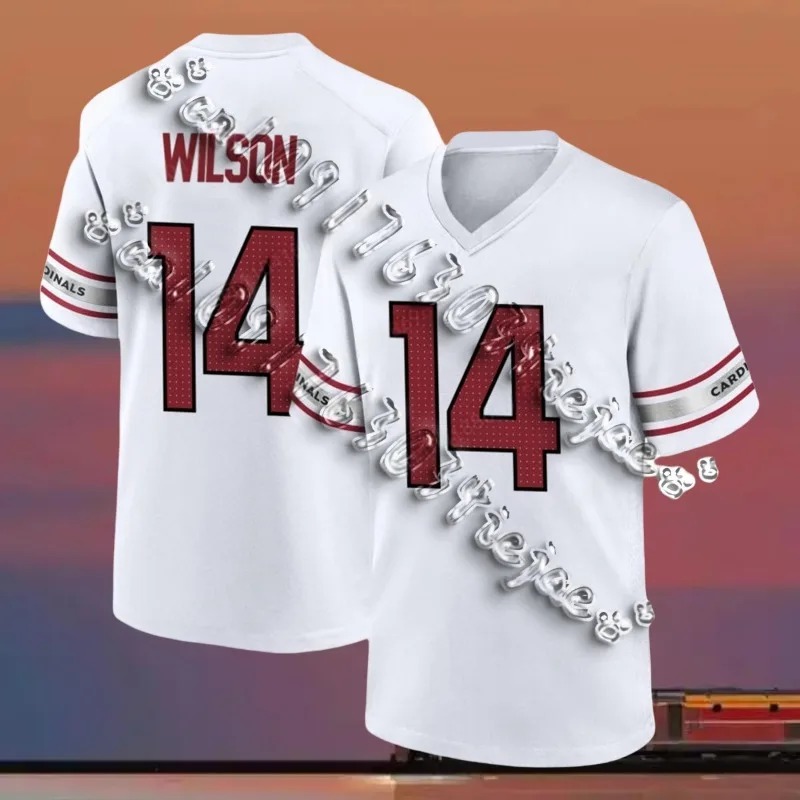 

Мужская футболка для тренировок с короткими рукавами Jayden Daniels Fashion Jersey No 5 20, США, быстросохнущая