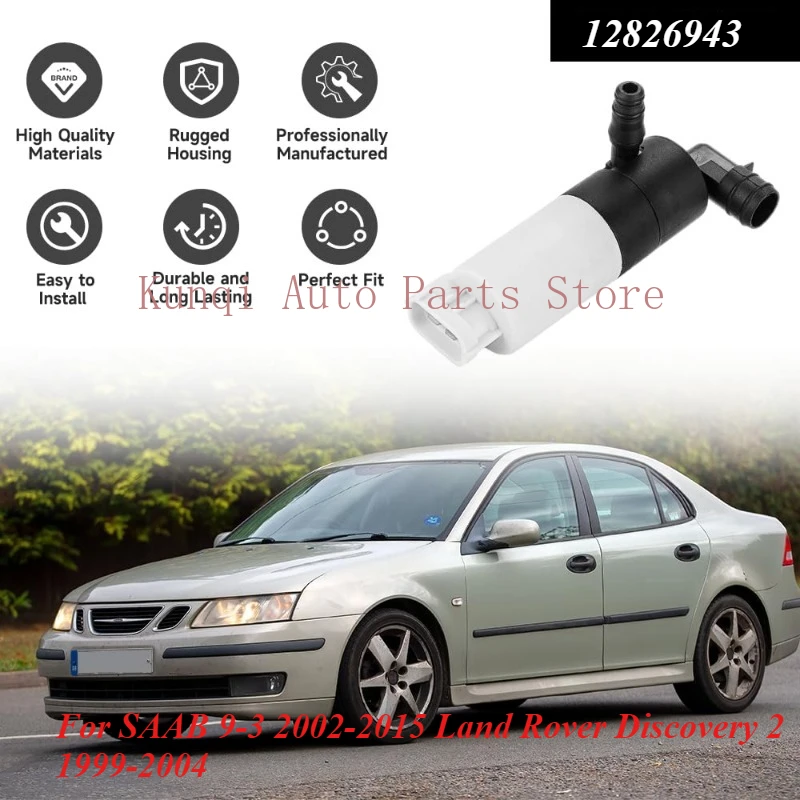 12826943 Windscreen Washer Pump For SAAB 9-3 2002-2015 Land Rover Discovery 2 1999-2004 New High Quality
