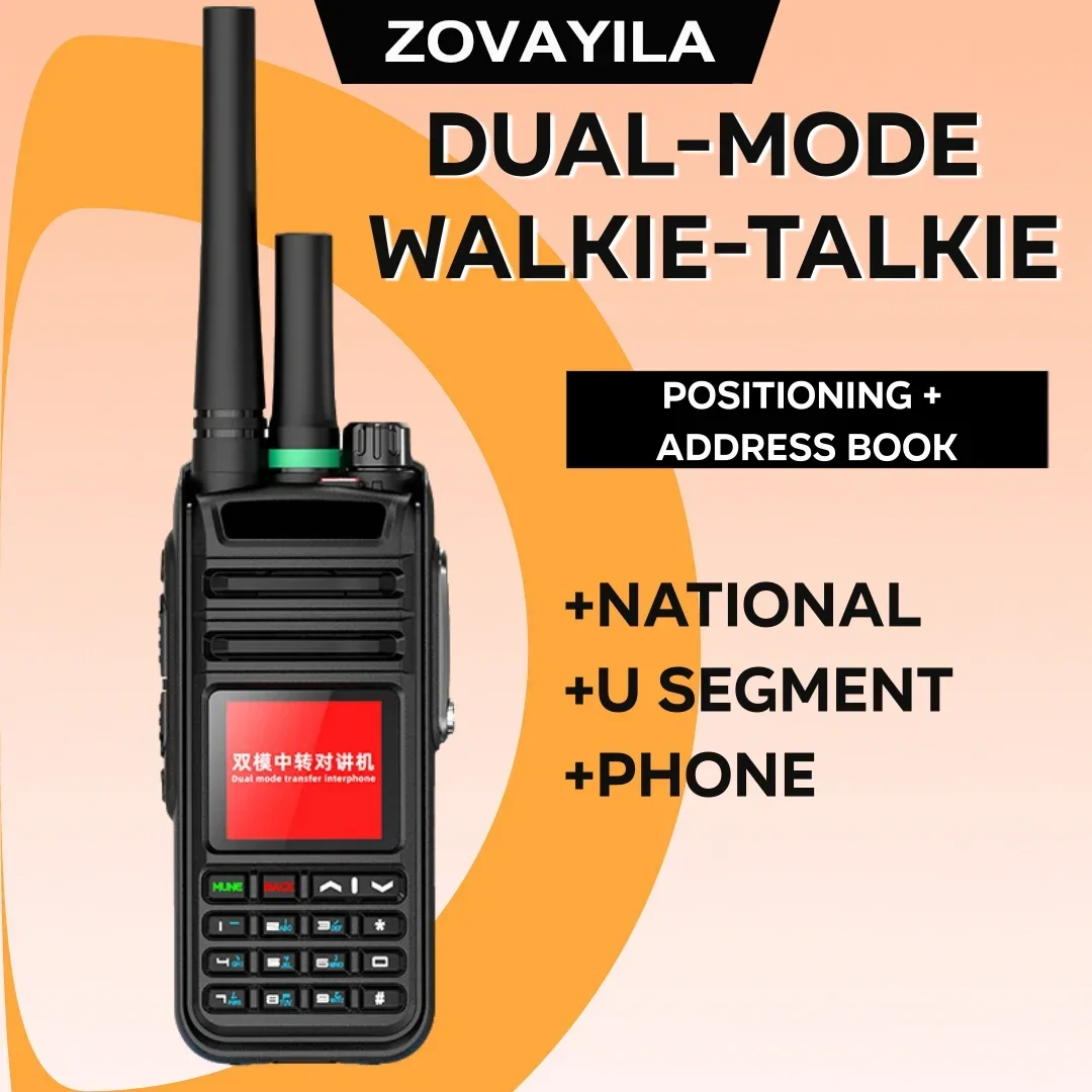 Dual mode national walkie talkie outdoor walkie talkie 5000km worldwide