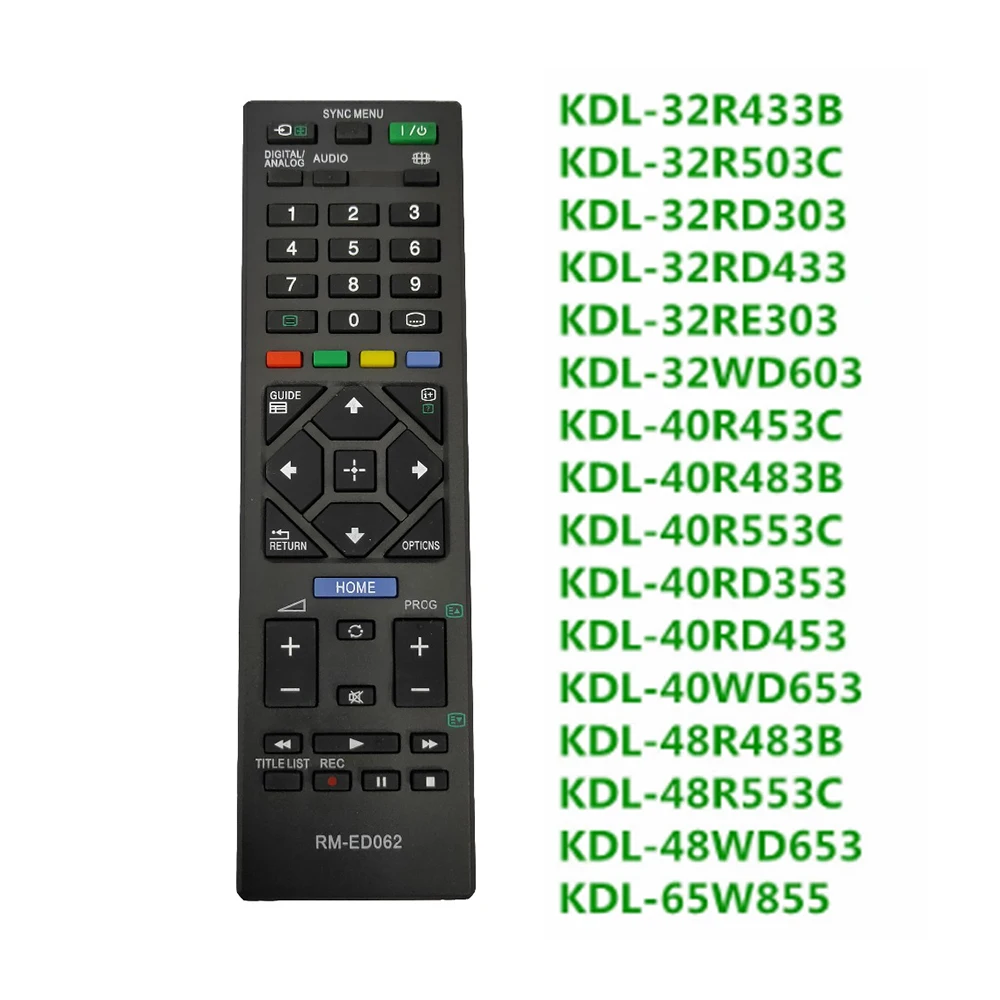 New Remote Control For SONY Smart LCD LED TV RM-ED062 RMED062 KDL-40R470A KDL-46R470A KDL-46R473A KDL-40R485B Fernbedienung