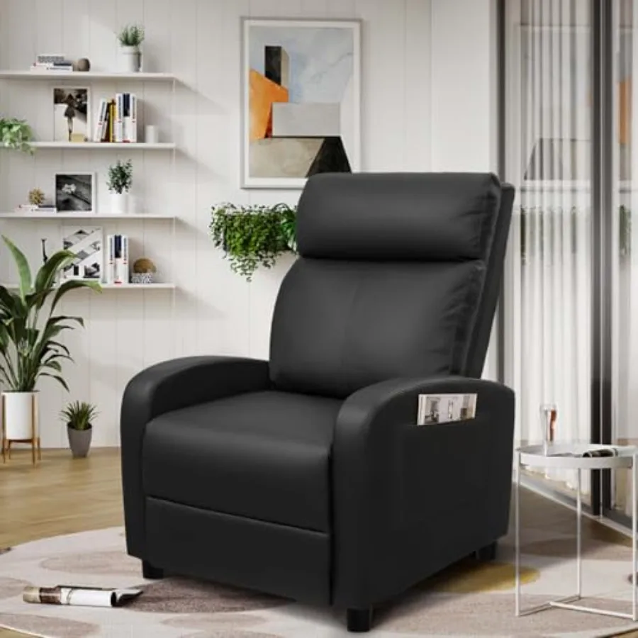 Massage Recliner Chair Reclining Sofa Pu Leather Living Room Chair
